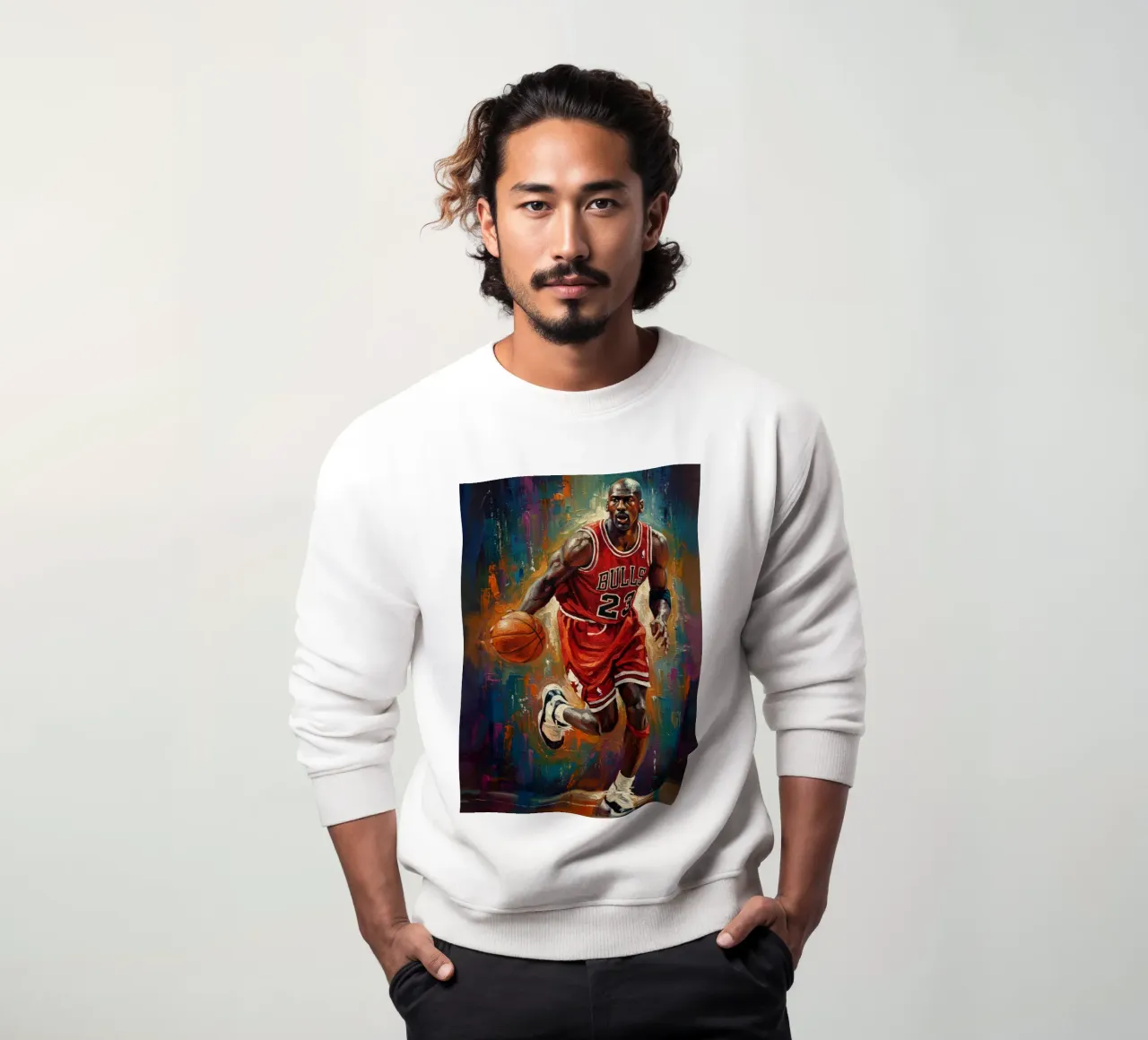 Michael Jordan in prima serata felpa da Lembayung art