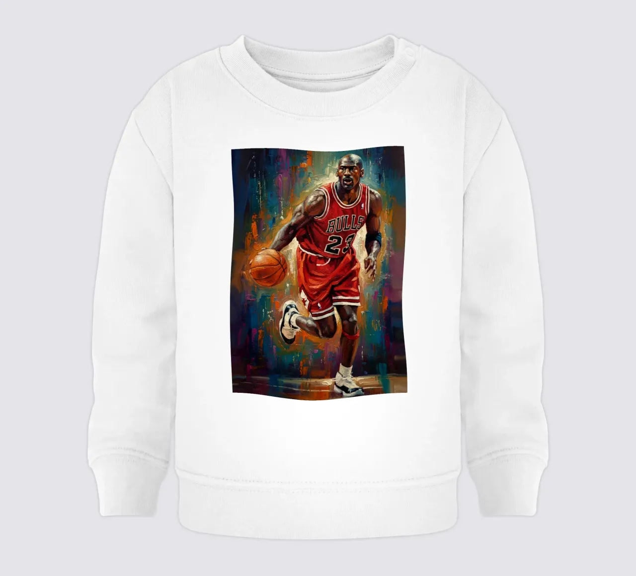 Michael Jordan in prima serata felpa neonato da Lembayung art