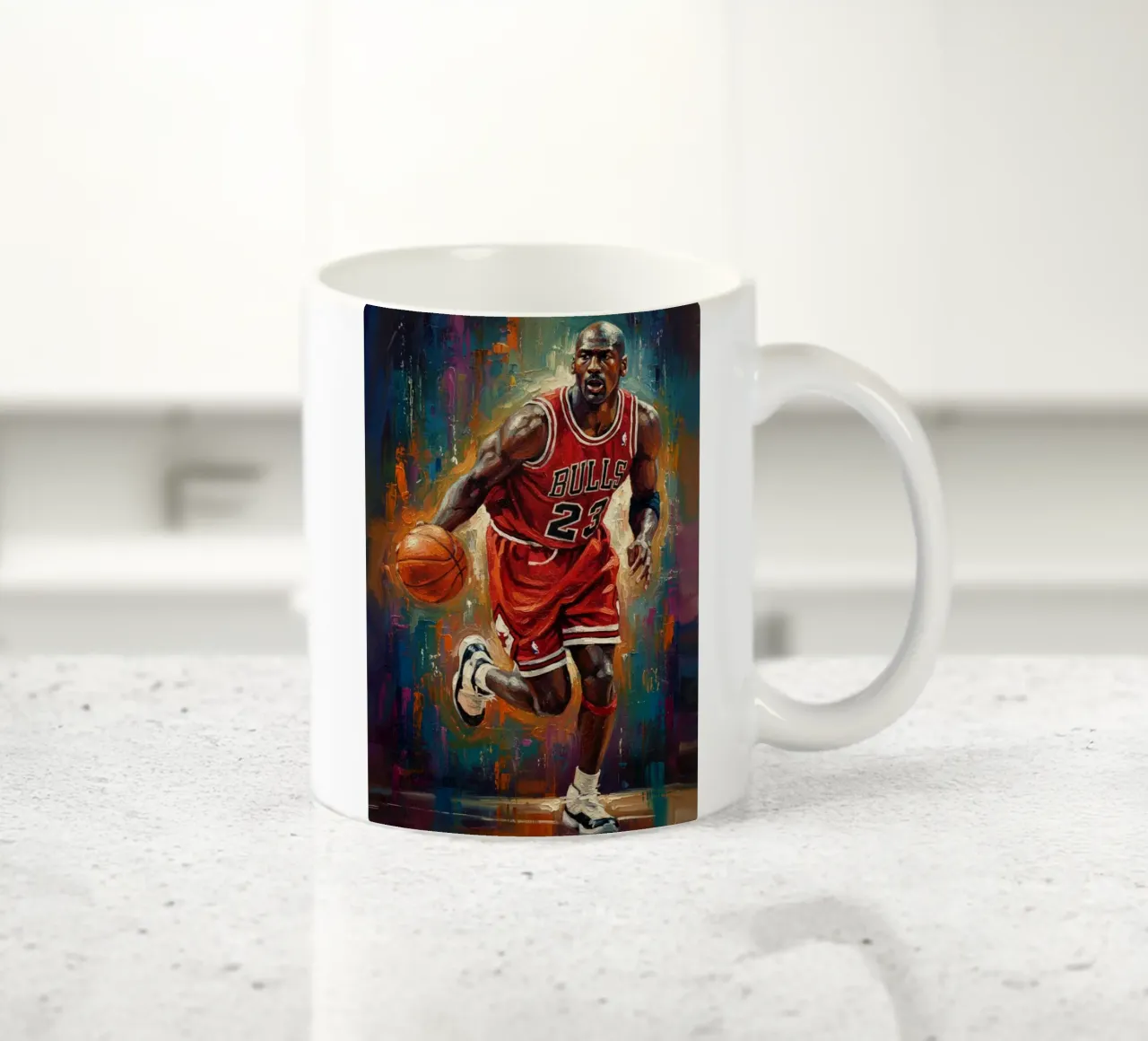 Michael Jordan in prima serata tazza in ceramica da Lembayung art