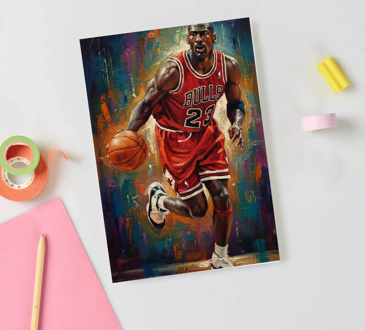 Michael Jordan prime time notebook by Lembayung art