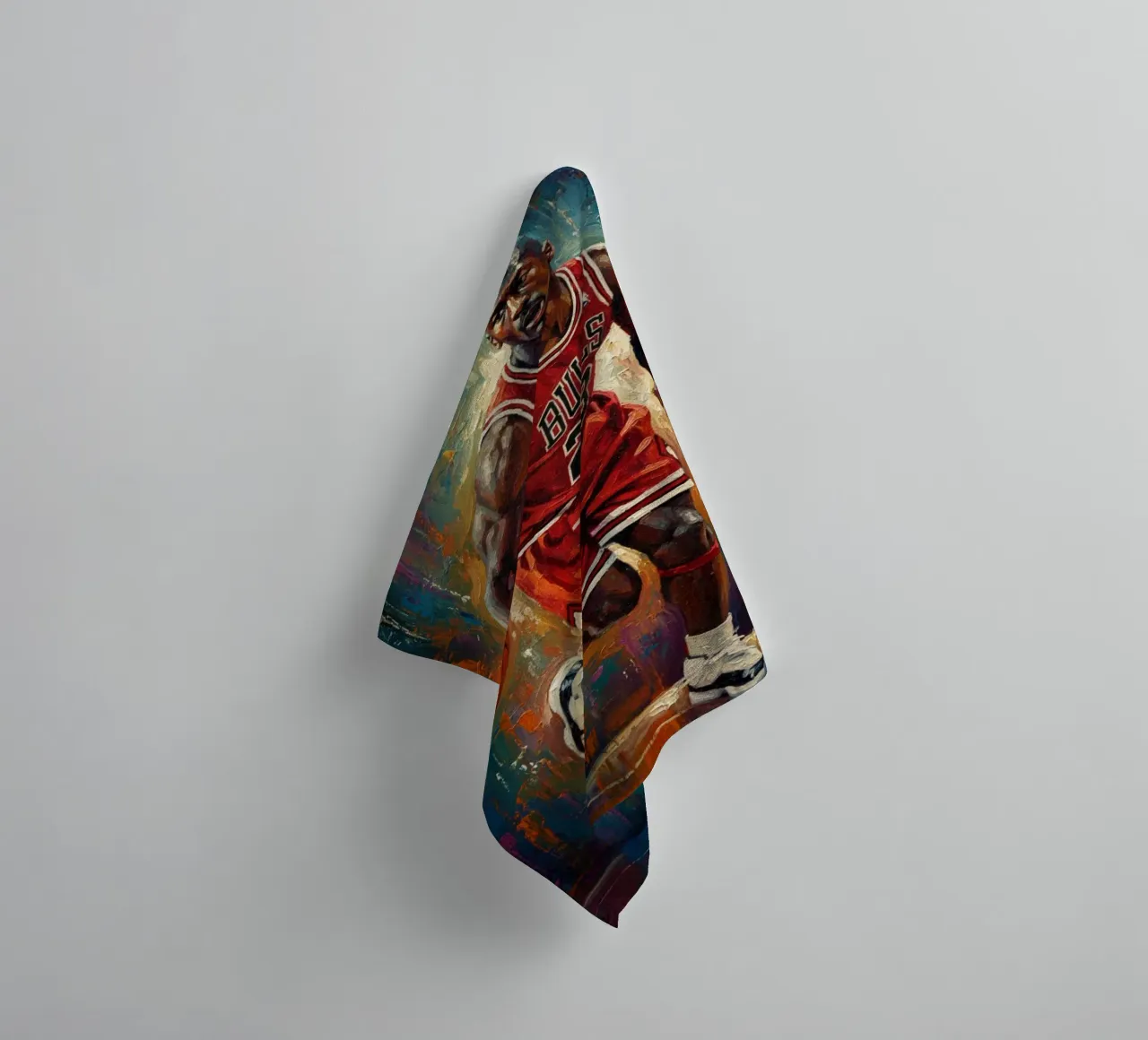 Michael Jordan in prima serata asciugamano da bagno da Lembayung art
