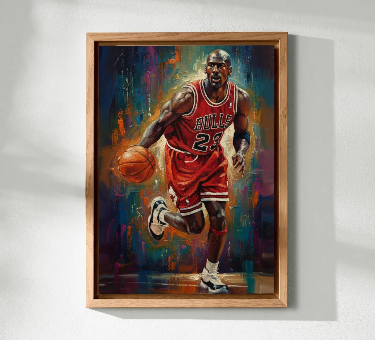 Michael Jordan in prima serata alluminio dibond da Lembayung art