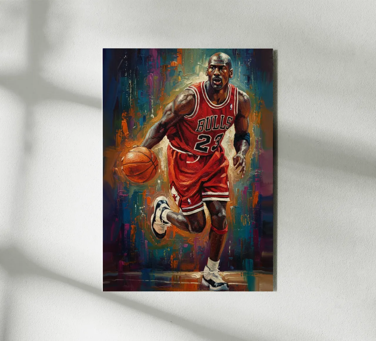 Michael Jordan in prima serata alluminio dibond da Lembayung art