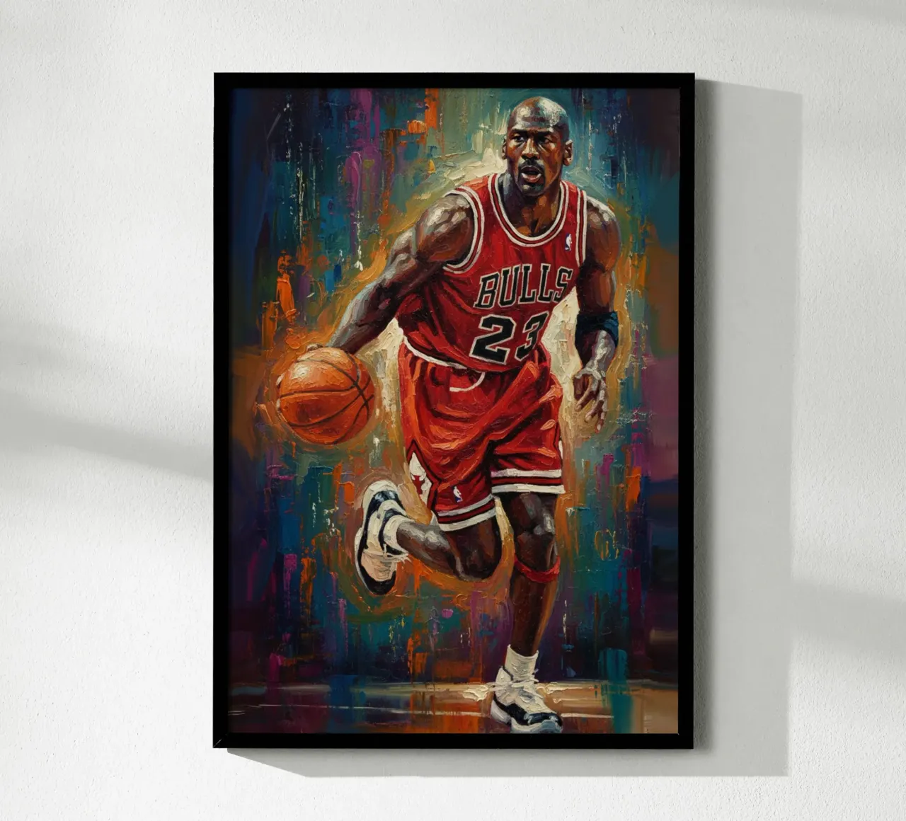 Michael Jordan in prima serata carta hahnemühle da Lembayung art