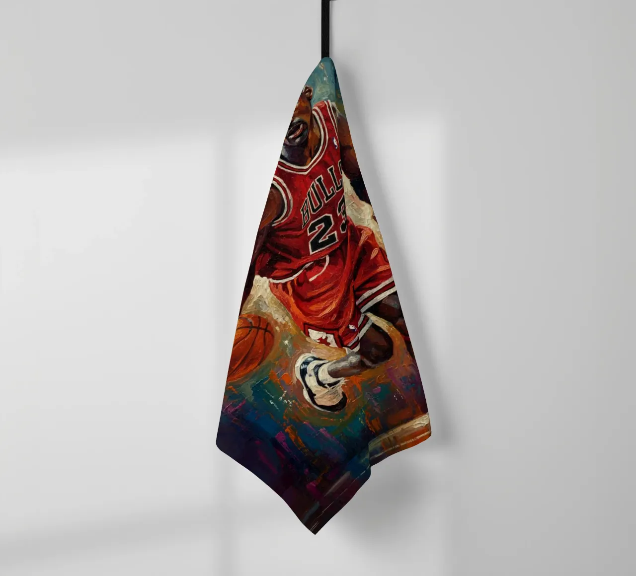 Michael Jordan en prime time torchon de Lembayung art
