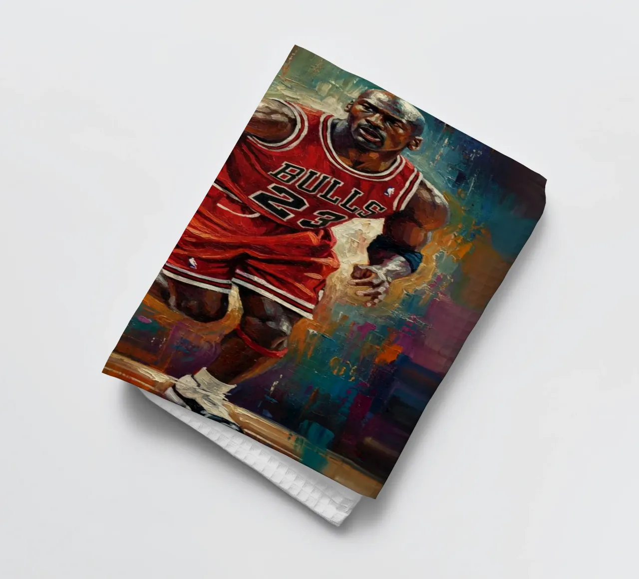 Michael Jordan en prime time torchon de Lembayung art