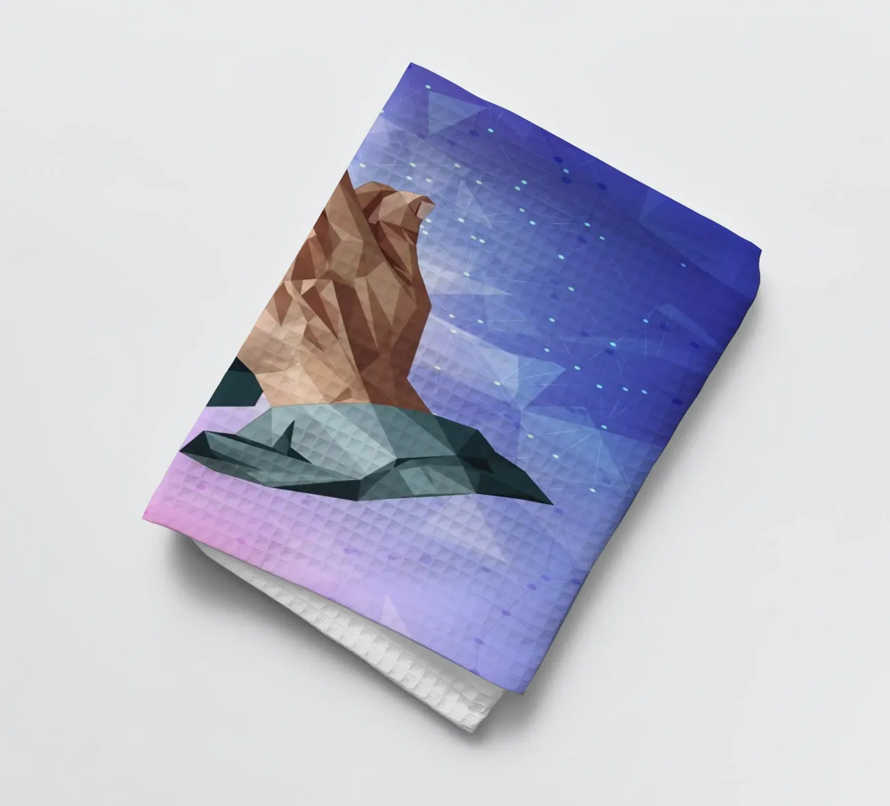Mani in preghiera Lowpoly canovaccio da cucina da Low Profile