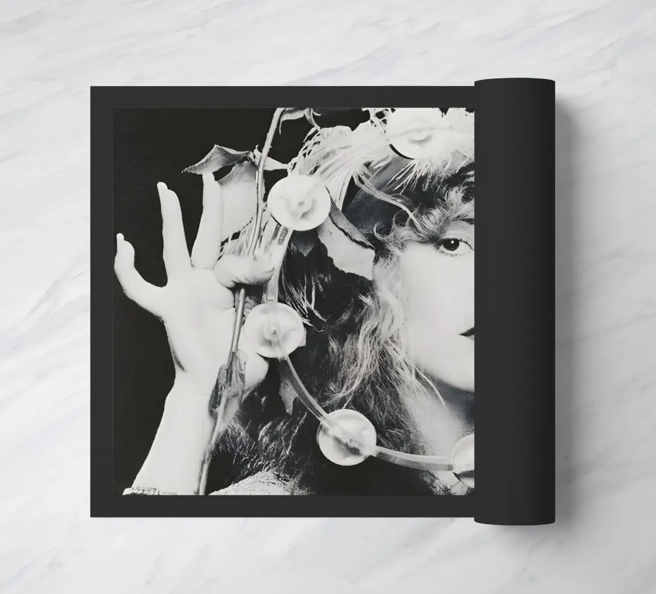 Stevie Nicks Monocromo zerbino da vintage
