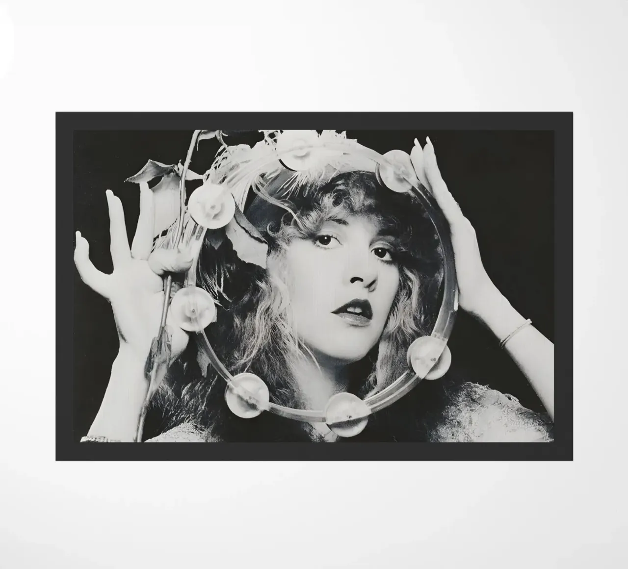 Stevie Nicks Monocromo zerbino da vintage