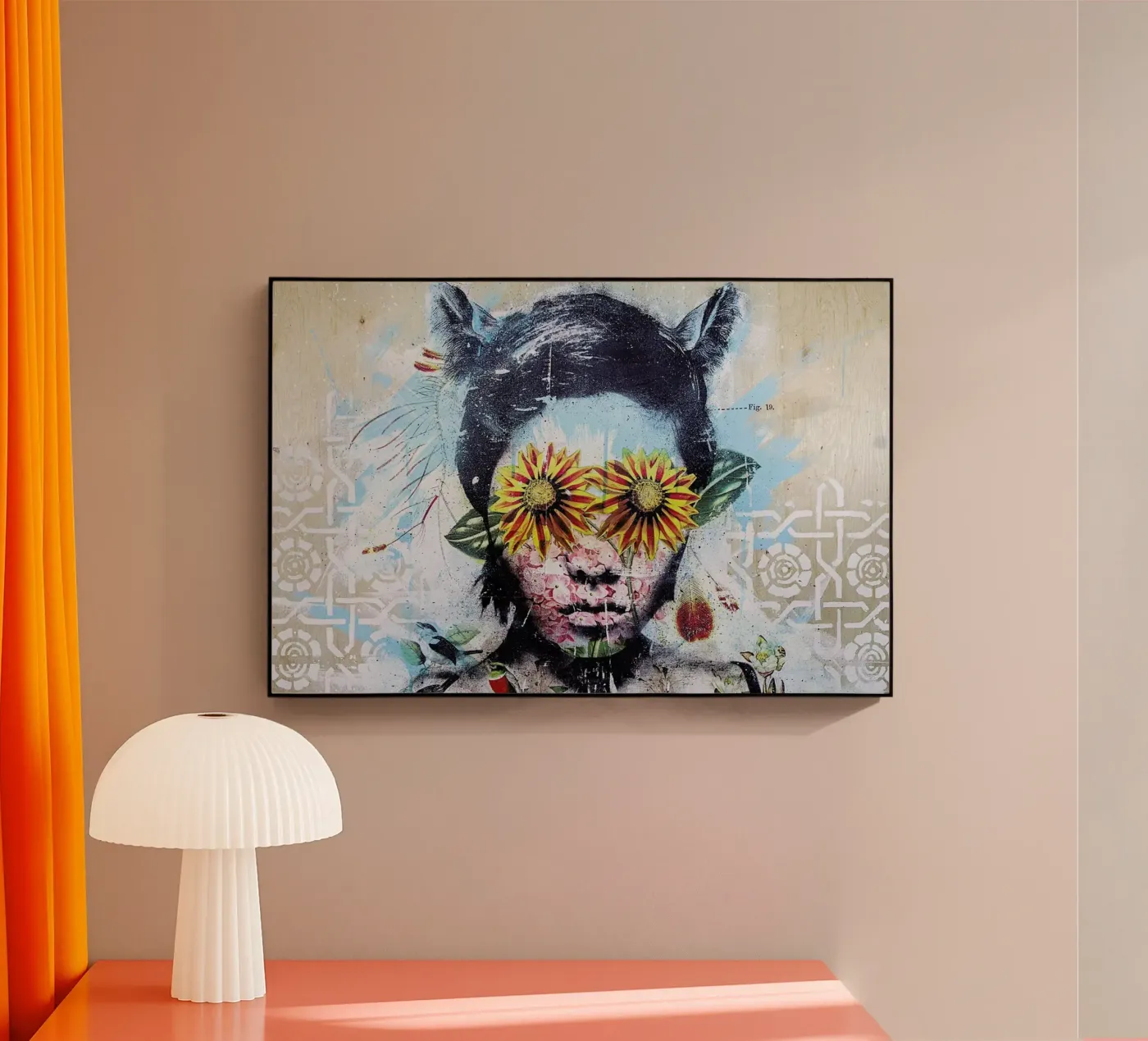 Erba tenera e arrossata plexiglass da Tameo