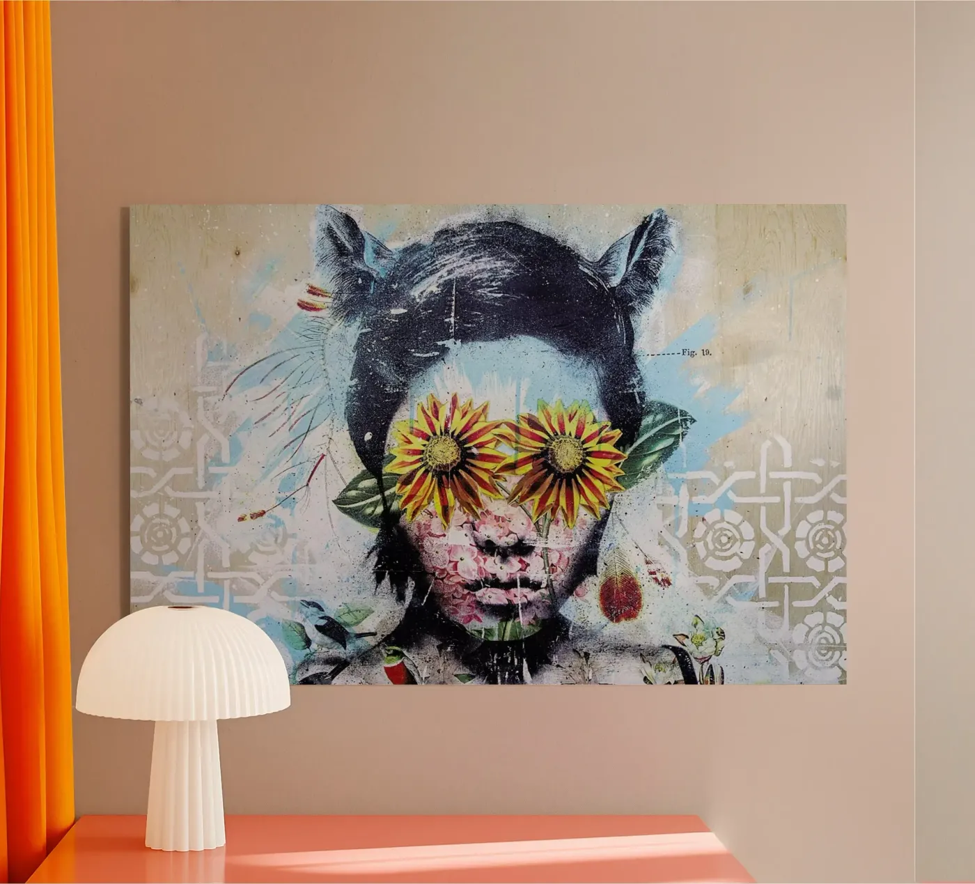 Erba tenera e arrossata plexiglass da Tameo