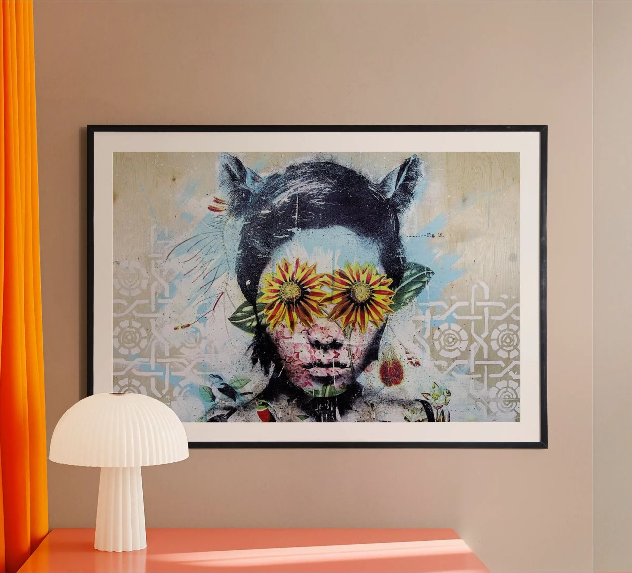 Tender, blushing grass poster by Tameo