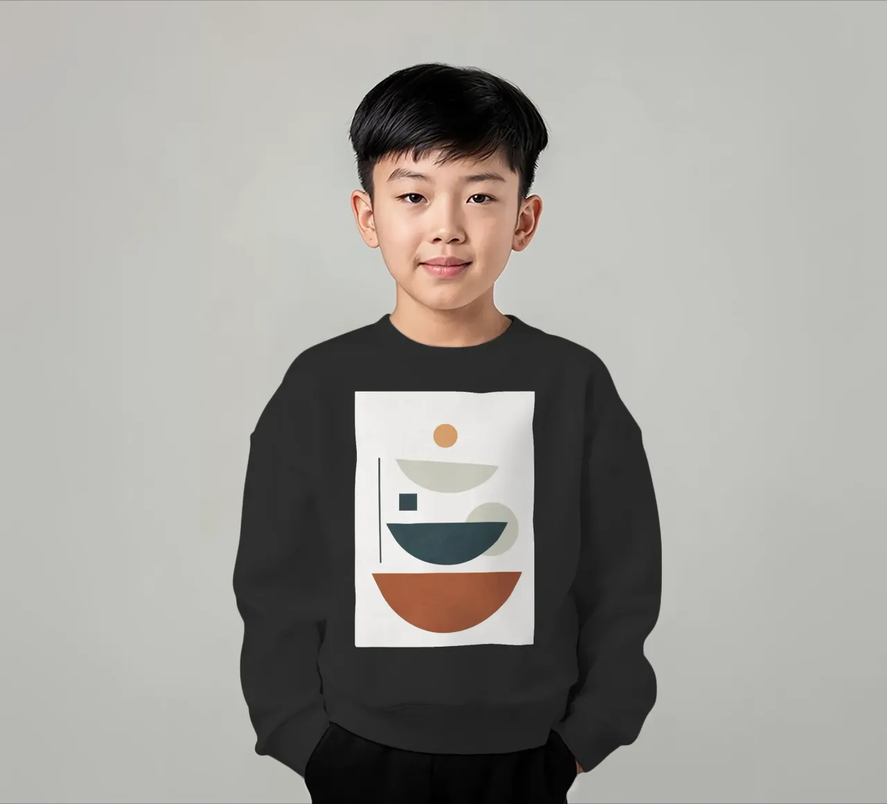 Minimal Shapes No.40 felpa bambino da cityart