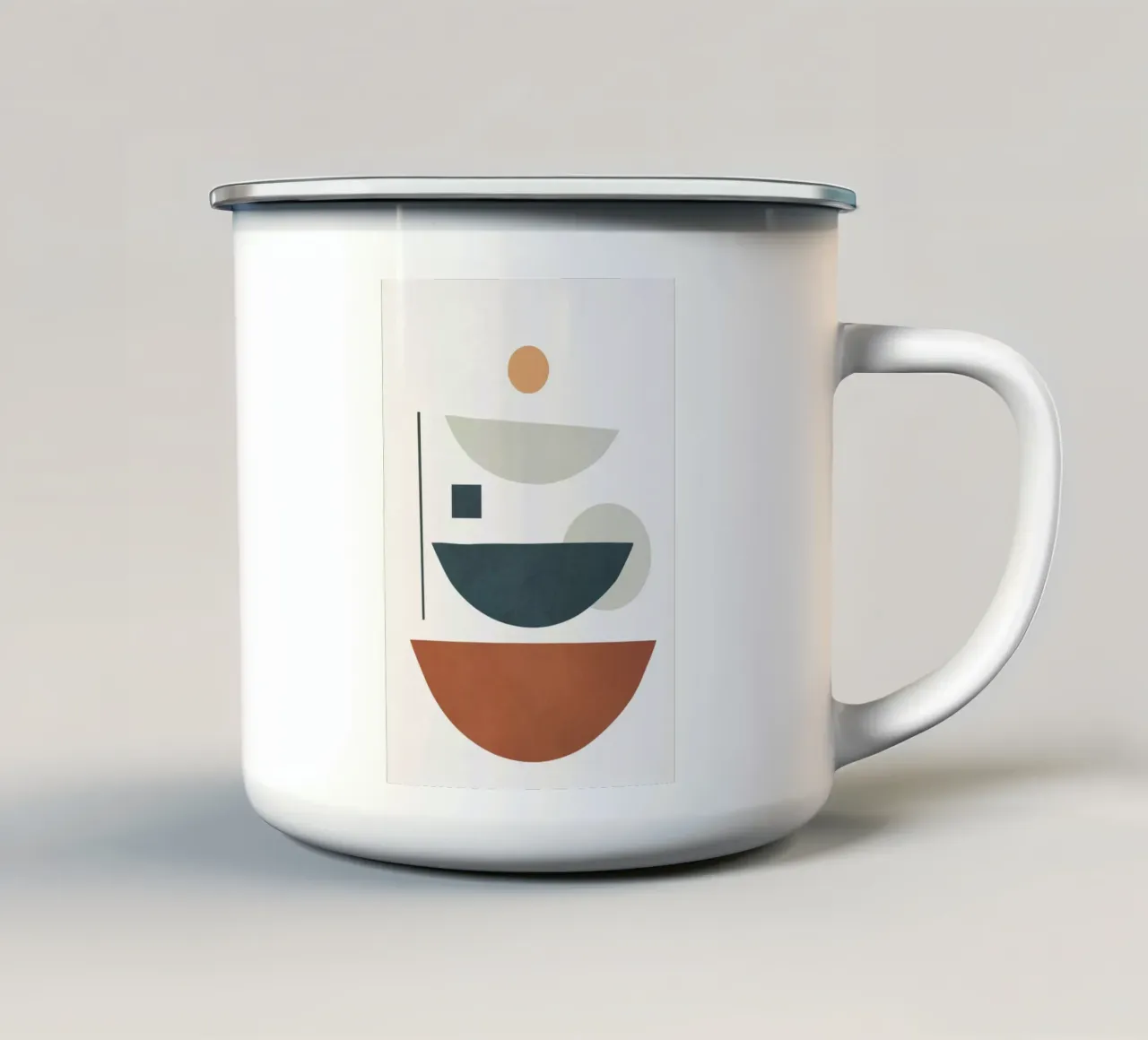 Minimal Shapes No.40 tazza in smalto da cityart