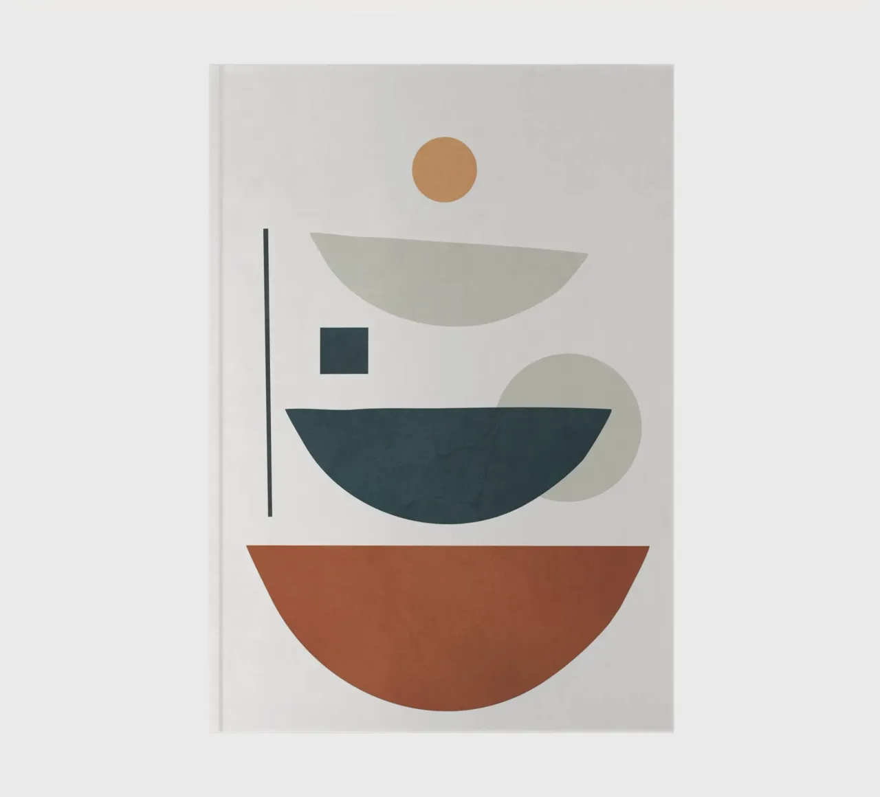 Minimal Shapes No.40 notebook by cityart