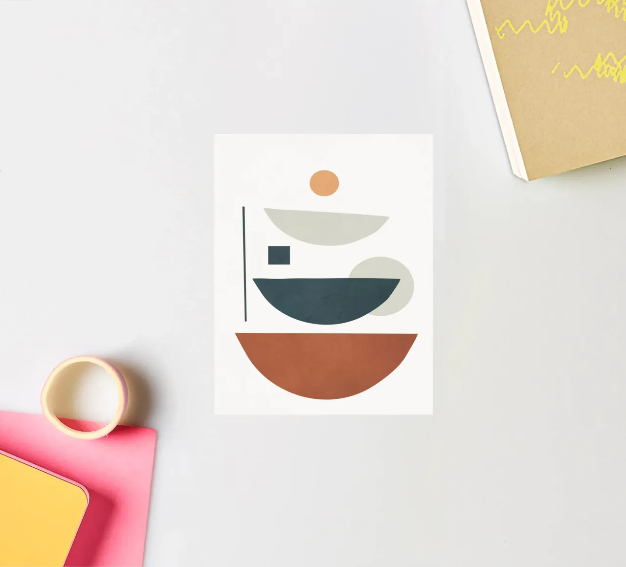 Minimal Shapes No.40 adesivo da cityart