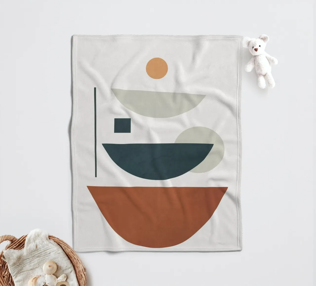 Minimal Shapes No.40 coperta in pile da cityart