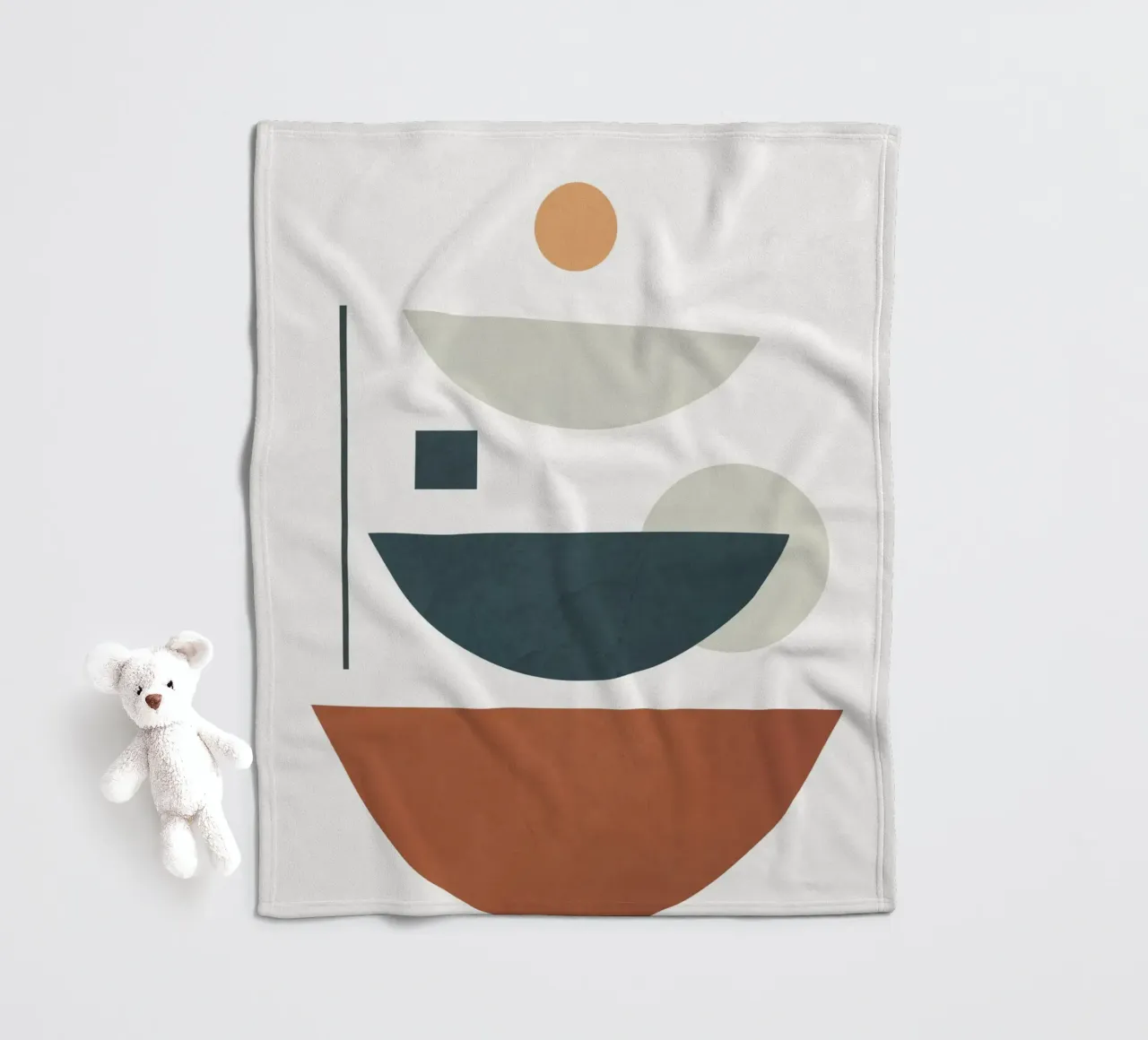 Minimal Shapes No.40 coperta in pile da cityart