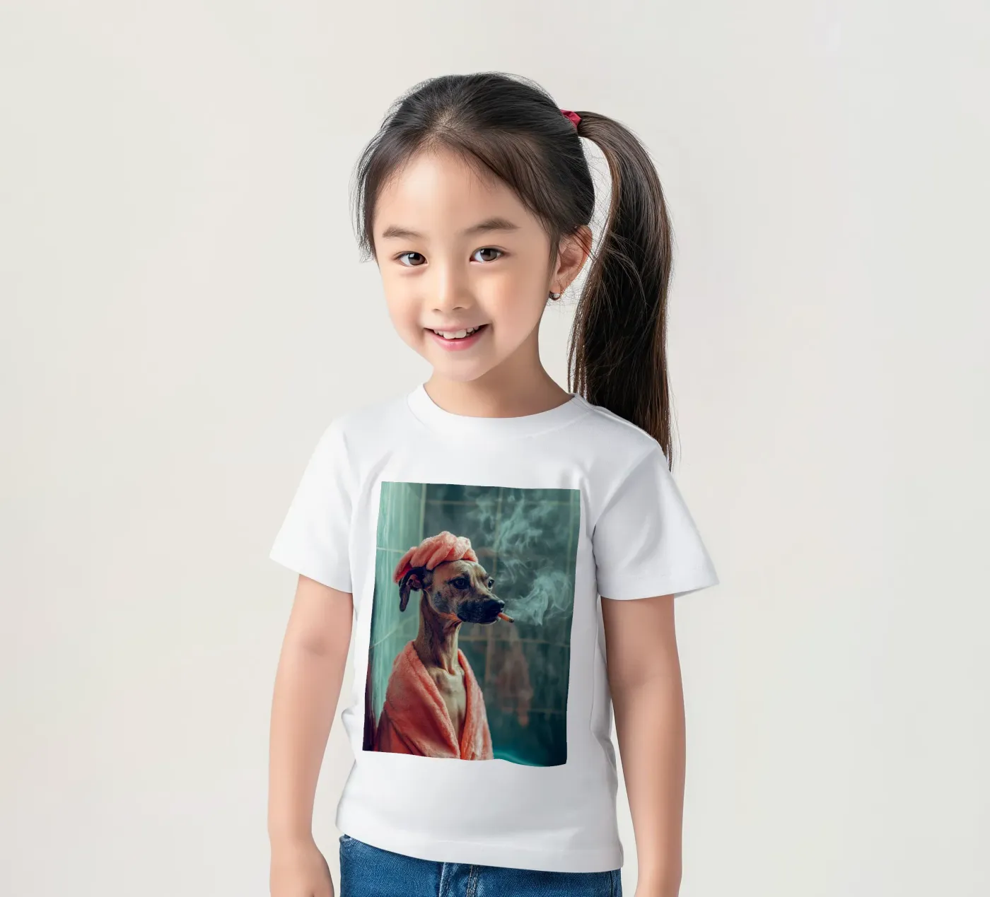 Léonard t-shirt bambini da Affiches Chien Originales – Dogland