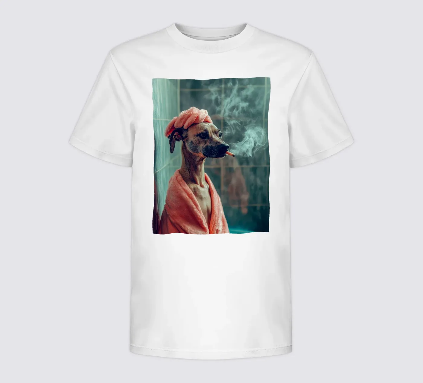 Léonard t-shirt bambini da Affiches Chien Originales – Dogland