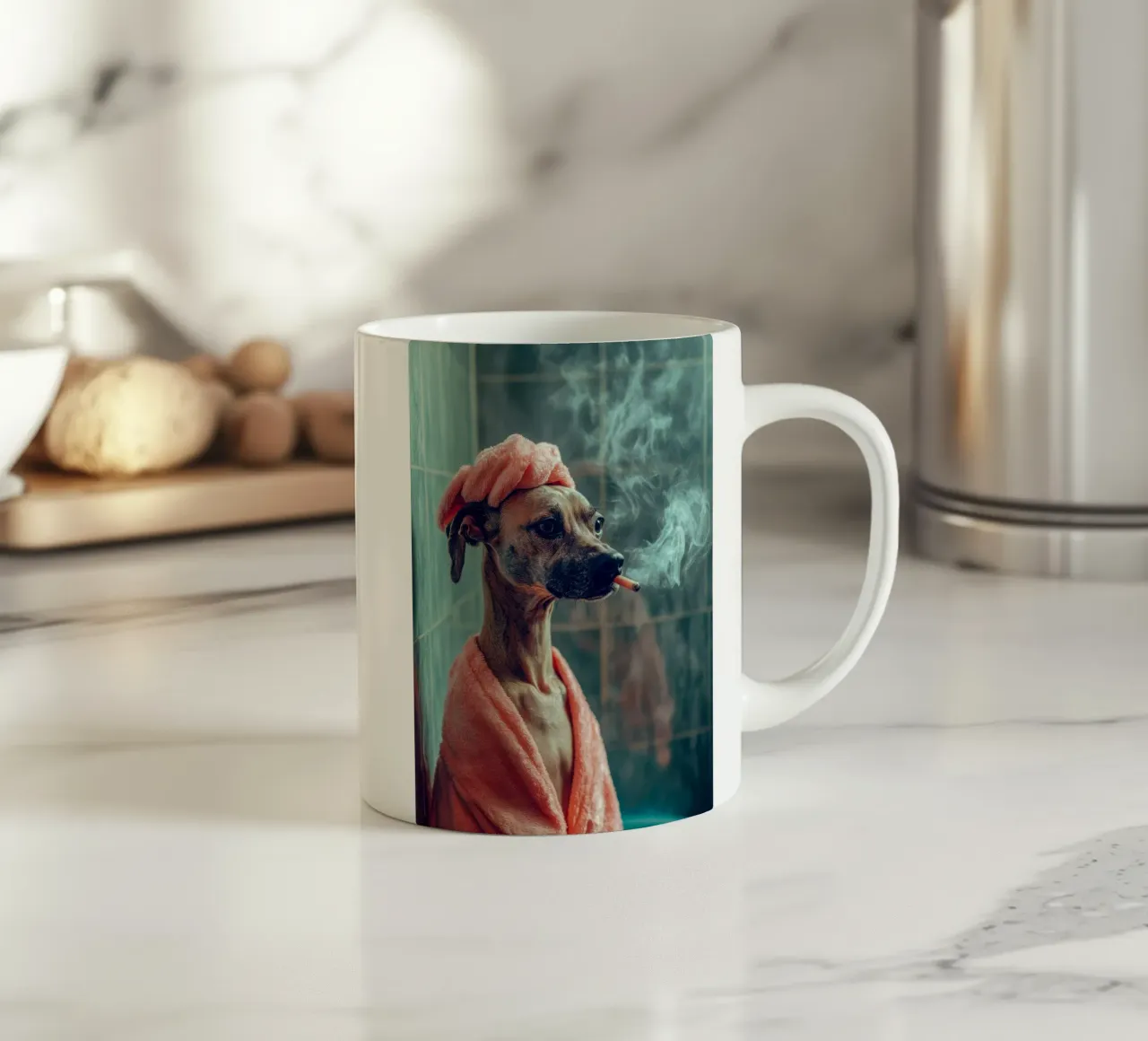Léonard tazza in ceramica da Affiches Chien Originales – Dogland