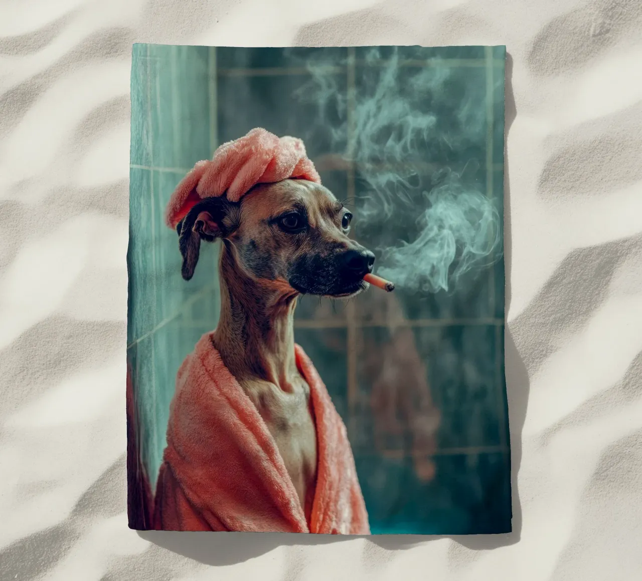 Léonard telo mare da Affiches Chien Originales – Dogland