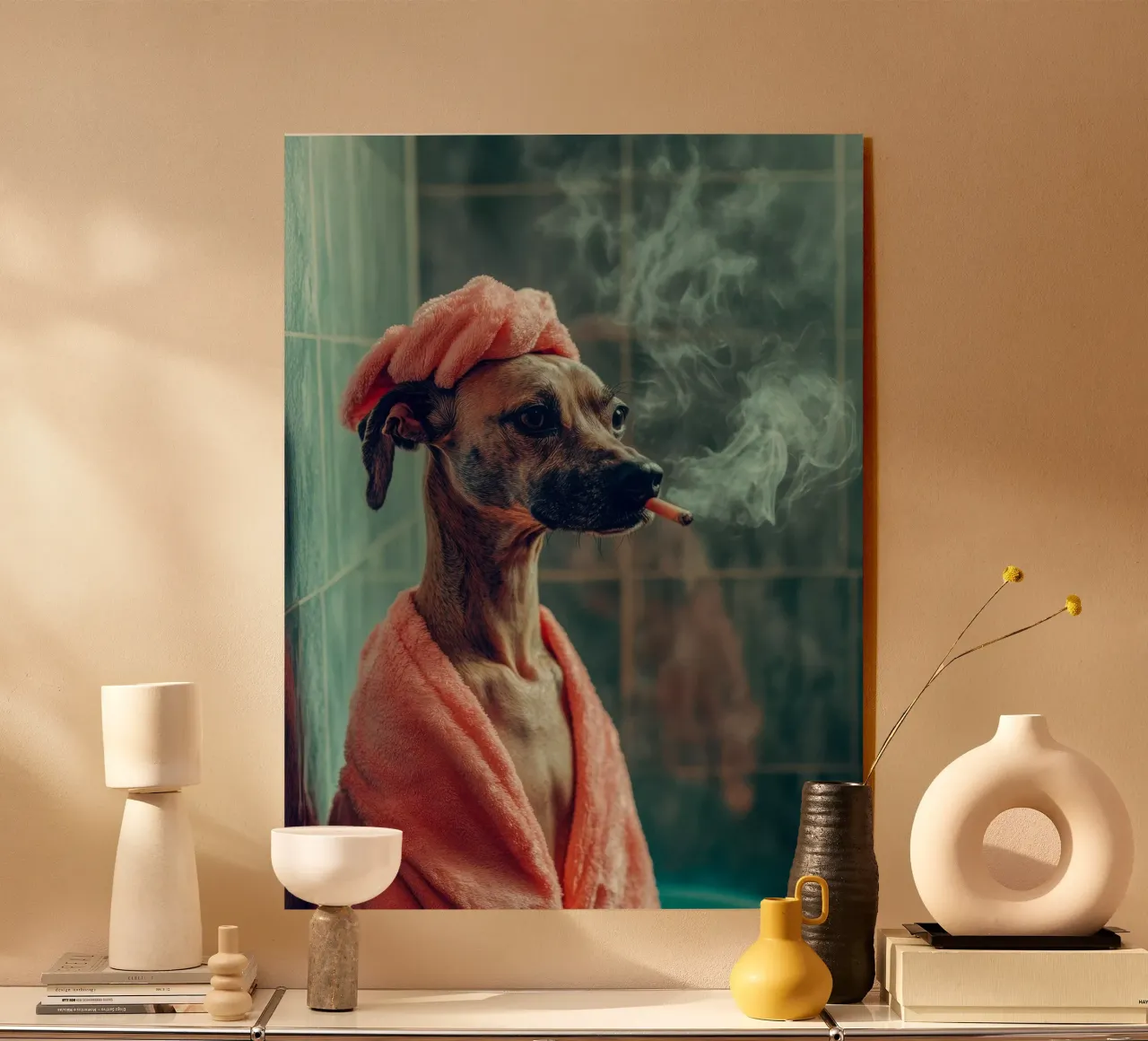 Léonard plexiglass da Affiches Chien Originales – Dogland