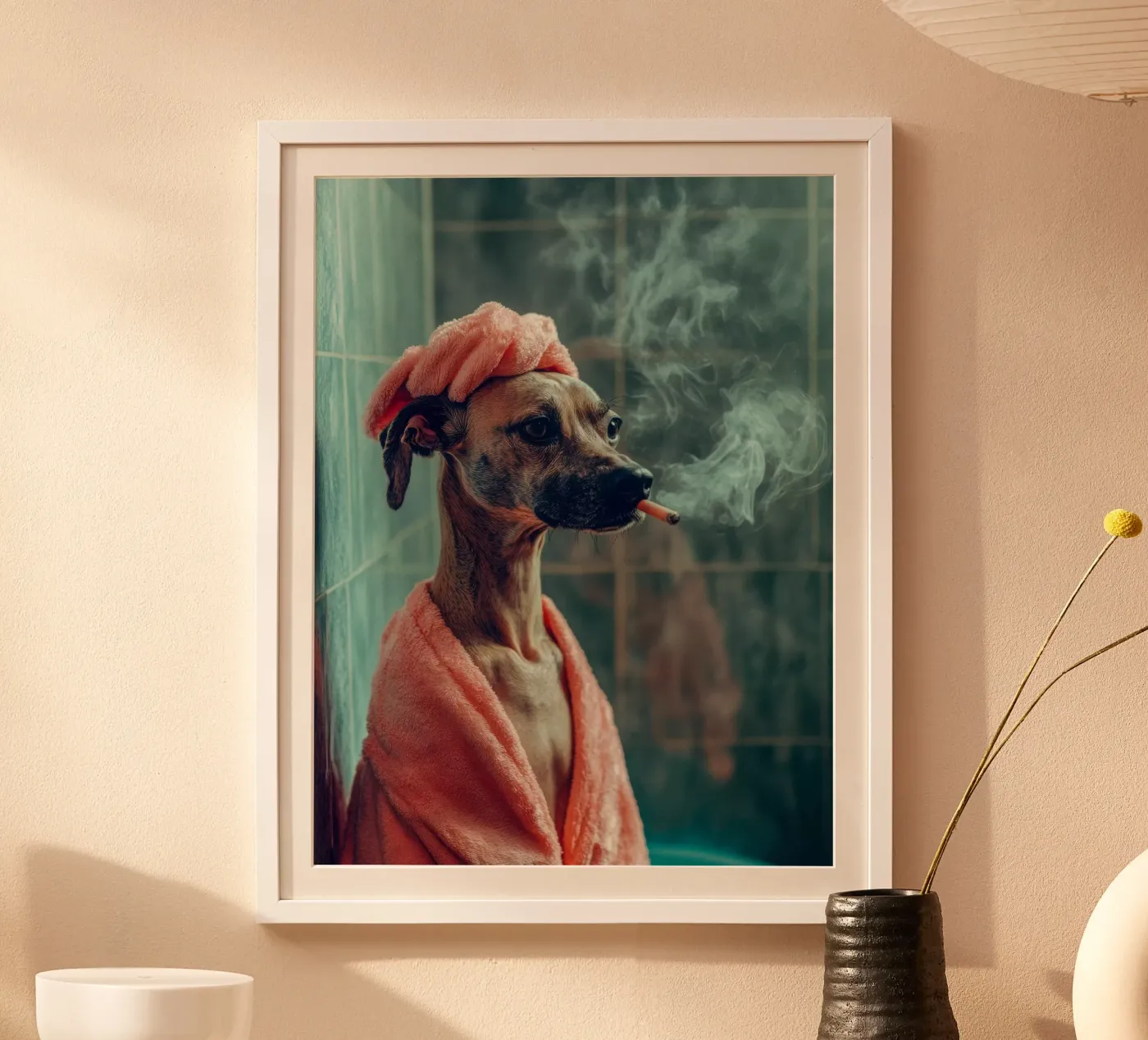 Léonard Poster von Affiches Chien Originales – Dogland