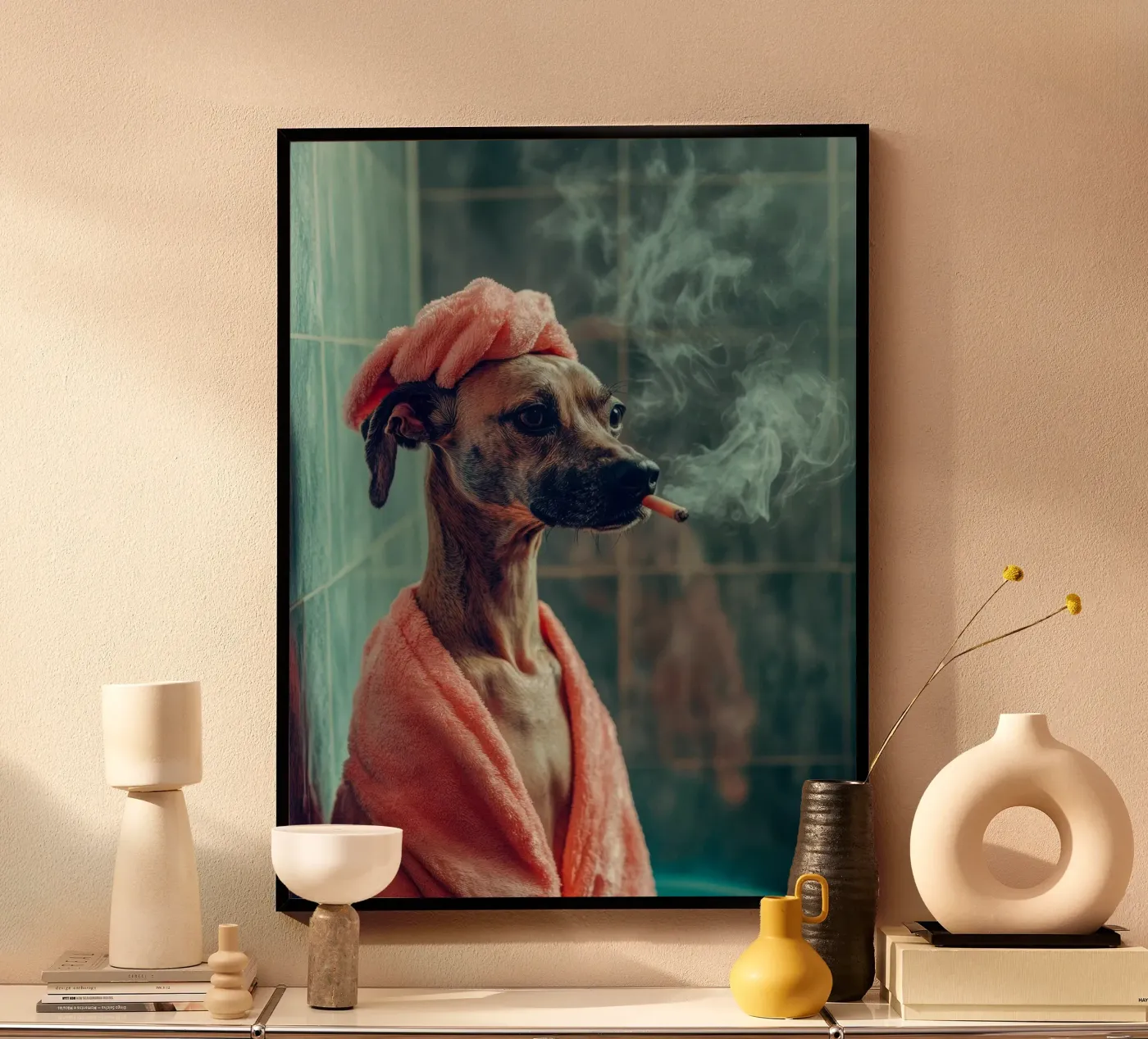 Léonard Poster von Affiches Chien Originales – Dogland