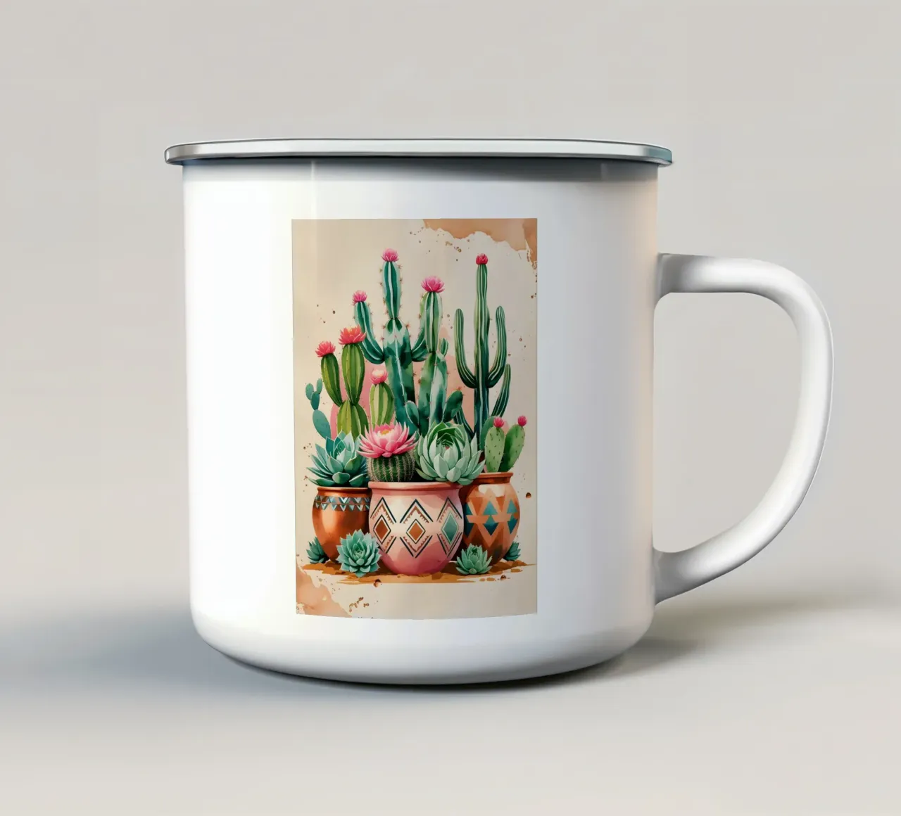 Sogni botanici del deserto tazza in smalto da Botanical Gallery