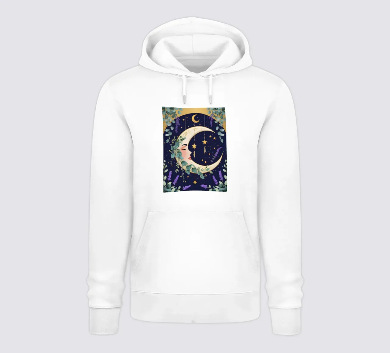 Luna mistica botanica felpa con cappuccio da Botanical Gallery