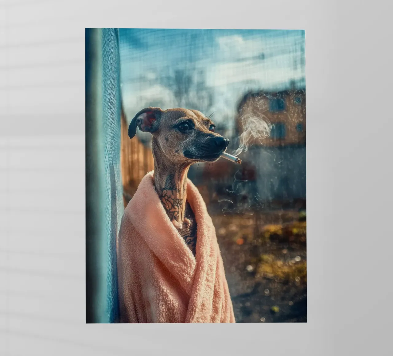Julien pellicola backlit da Affiches Chien Originales – Dogland