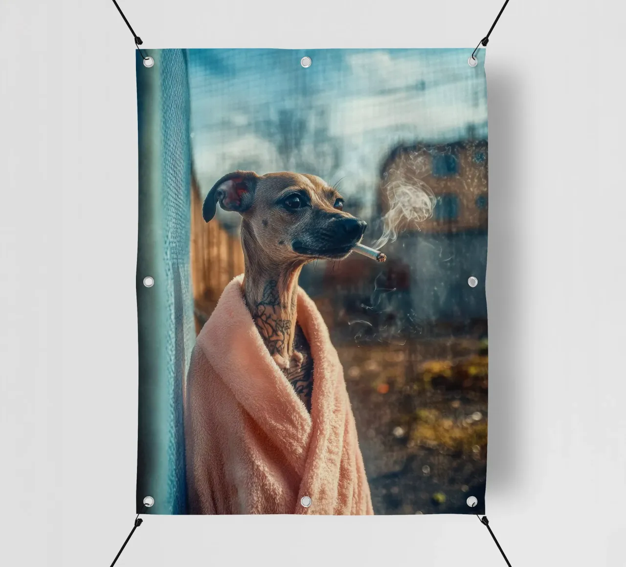 Julien telo in pvc da Affiches Chien Originales – Dogland