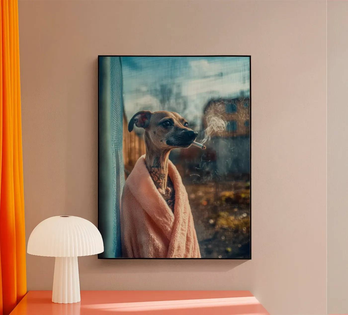 Julien plexiglas de Affiches Chien Originales – Dogland