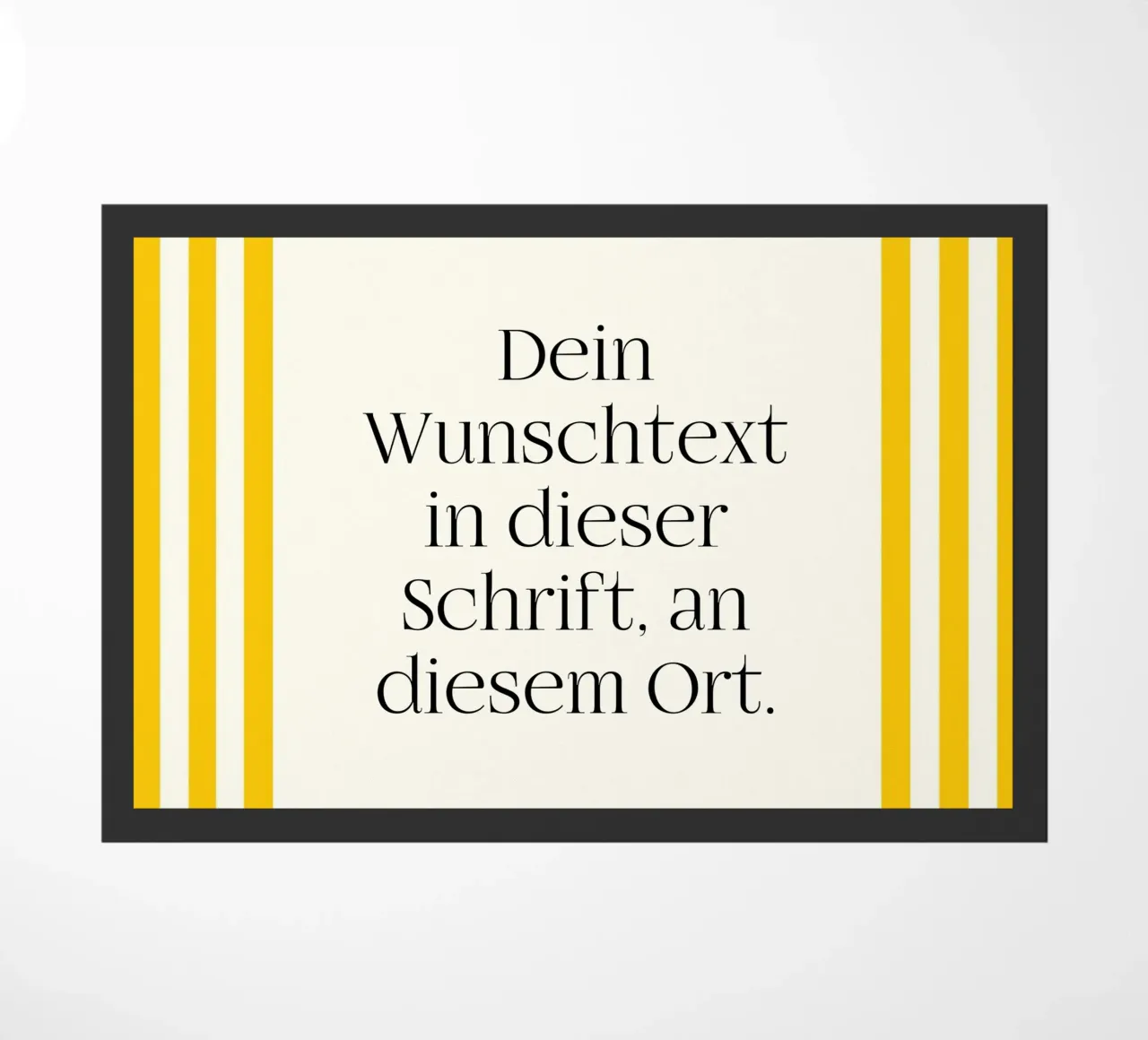 Wunschtext mit gelben Streifen zerbino da WORTSPIEL