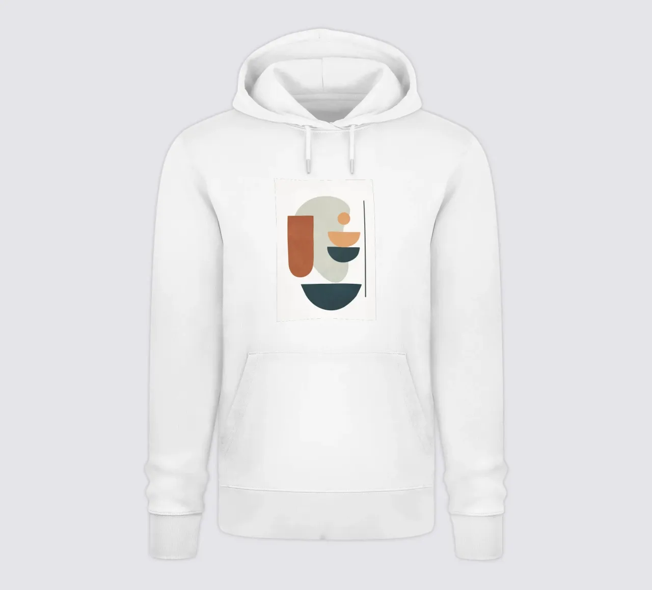 Minimal Shapes No.41 felpa con cappuccio da cityart