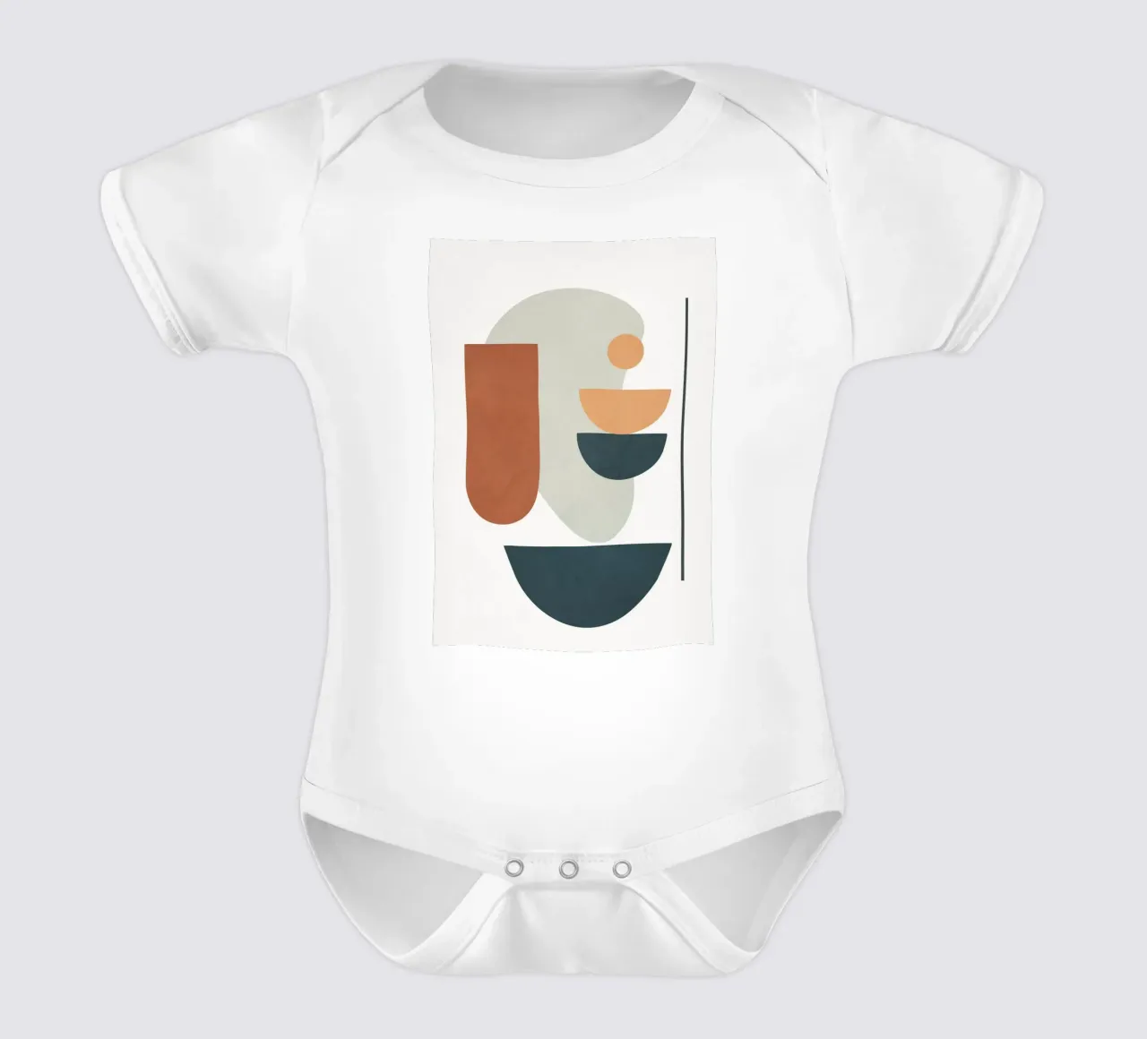 Minimal Shapes No.41 body neonato maniche corte da cityart