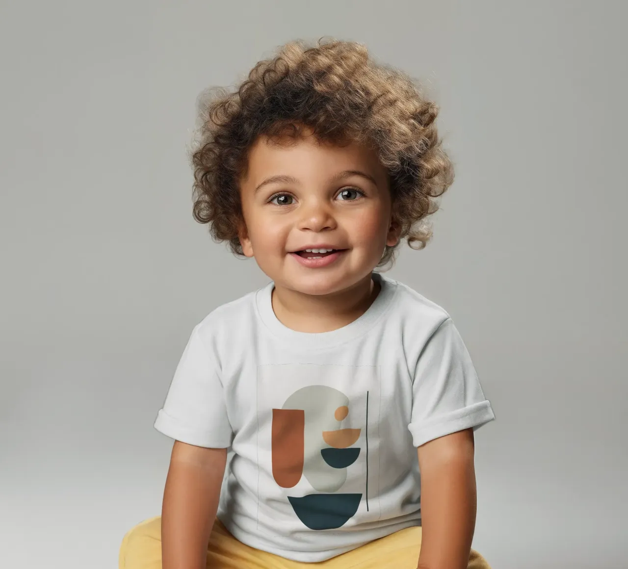 Minimal Shapes No.41 maglietta neonato da cityart