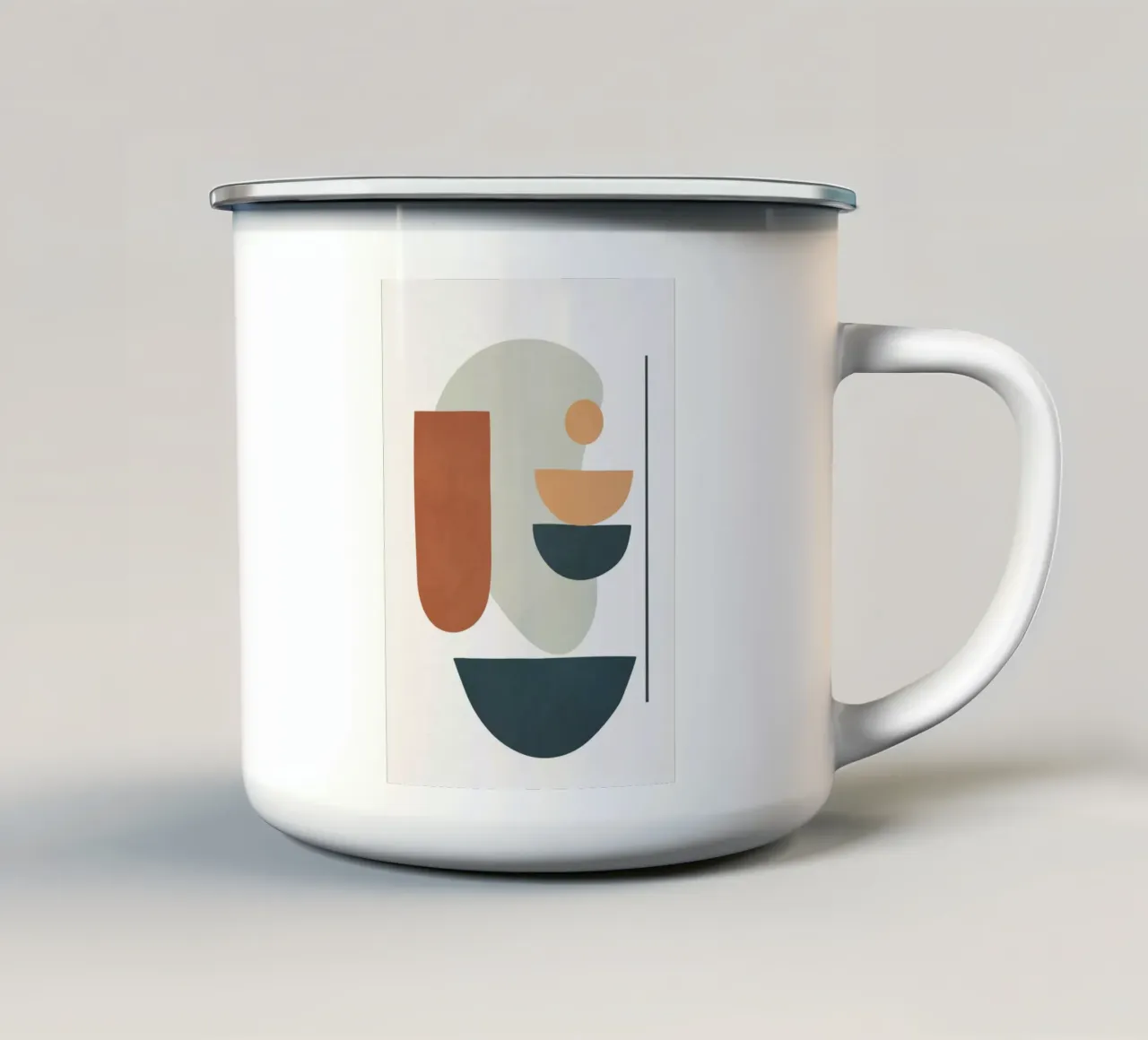 Minimal Shapes No.41 tazza in smalto da cityart
