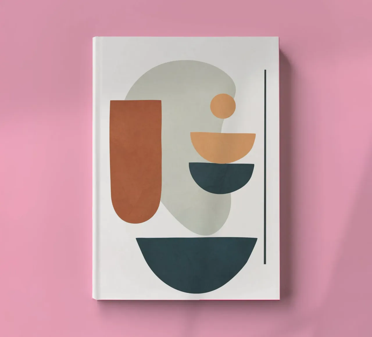 Minimal Shapes No.41 notebook by cityart