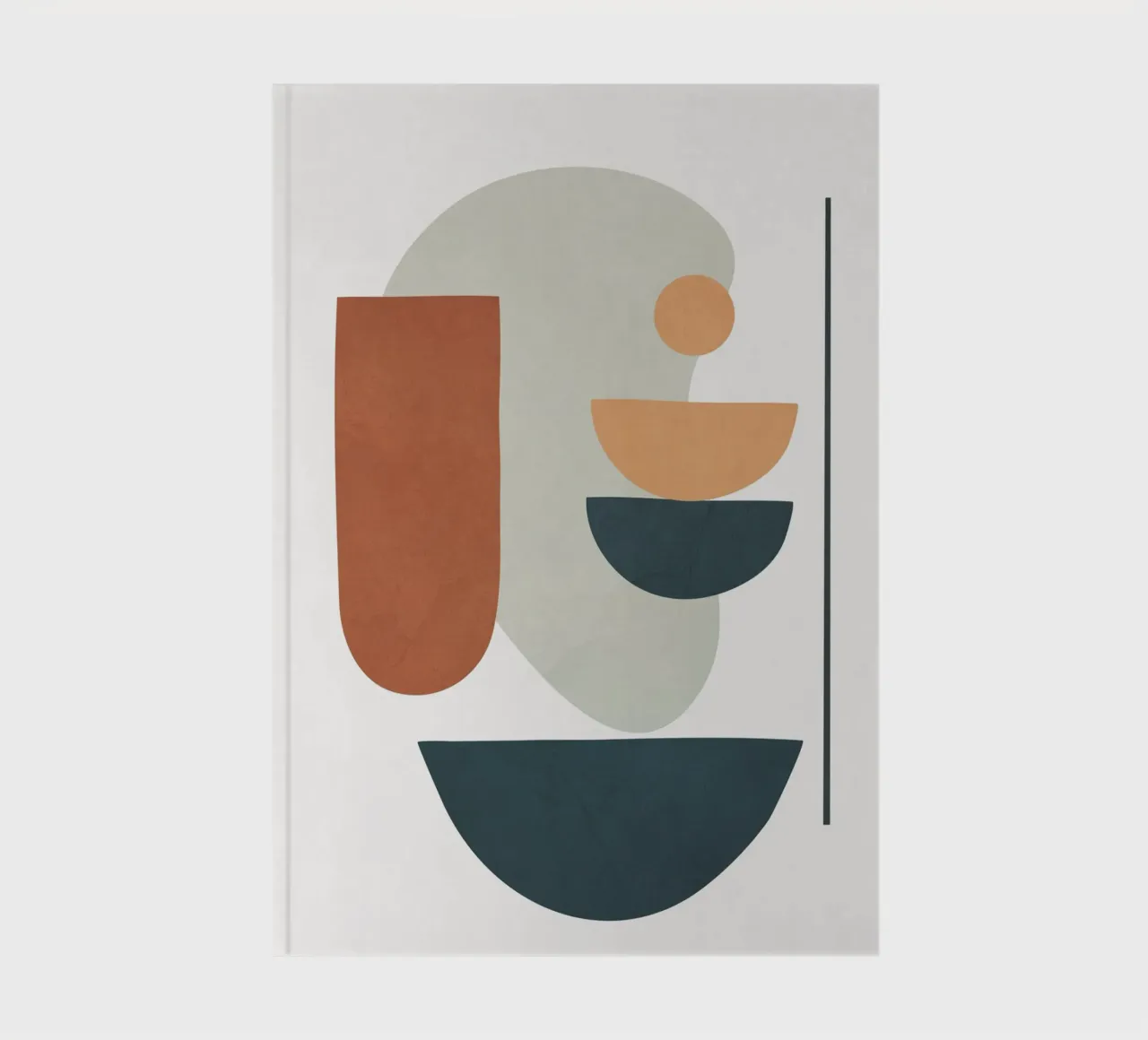 Minimal Shapes No.41 notebook by cityart