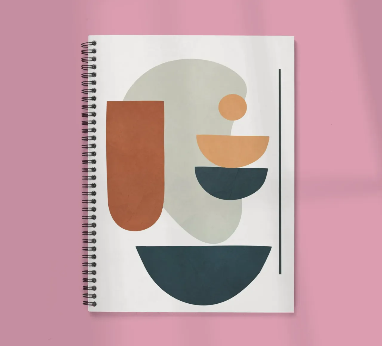 Minimal Shapes No.41 diario ad anelli da cityart