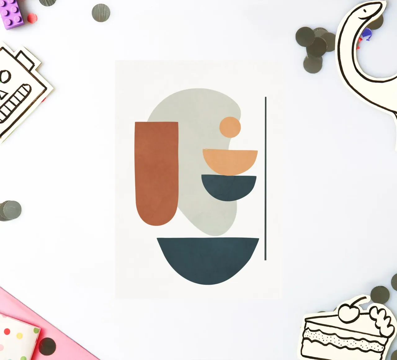 Minimal Shapes No.41 adesivo da cityart