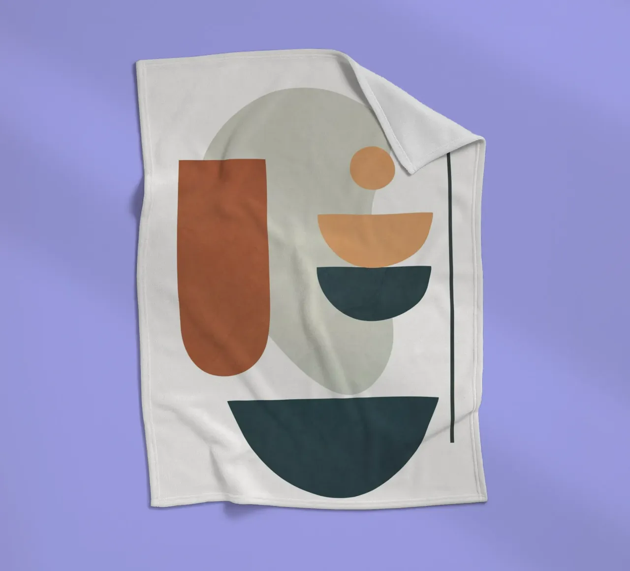 Minimal Shapes No.41 coperta in pile da cityart