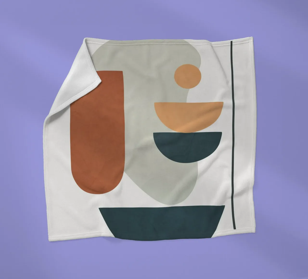 Minimal Shapes No.41 coperta in pile da cityart