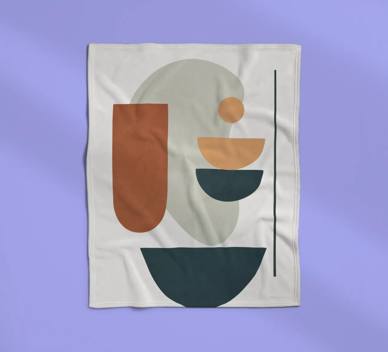 Minimal Shapes No.41 coperta in pile da cityart