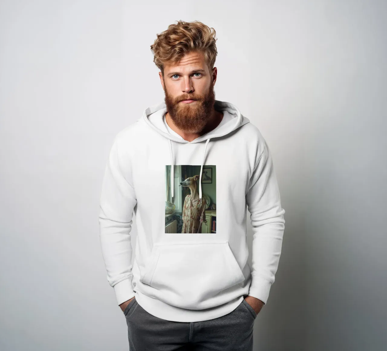 Léa felpa con cappuccio da Affiches Chien Originales – Dogland