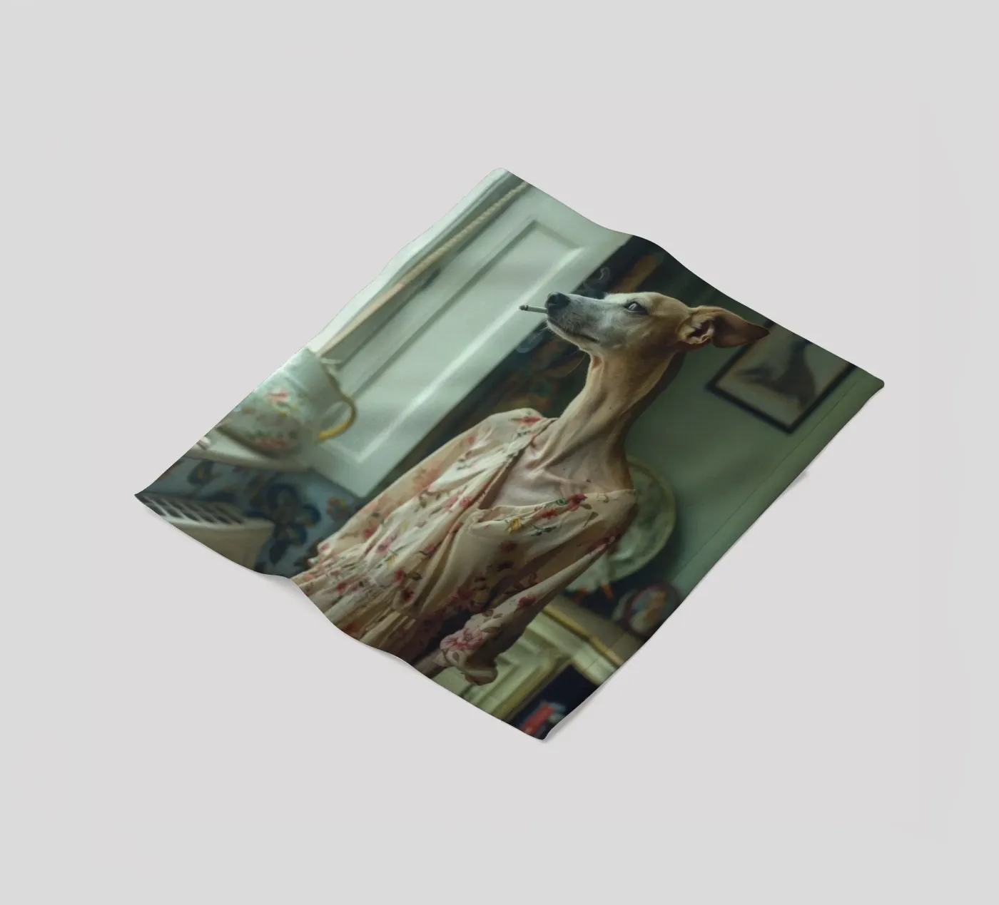 Léa Fleecedecke von Affiches Chien Originales – Dogland