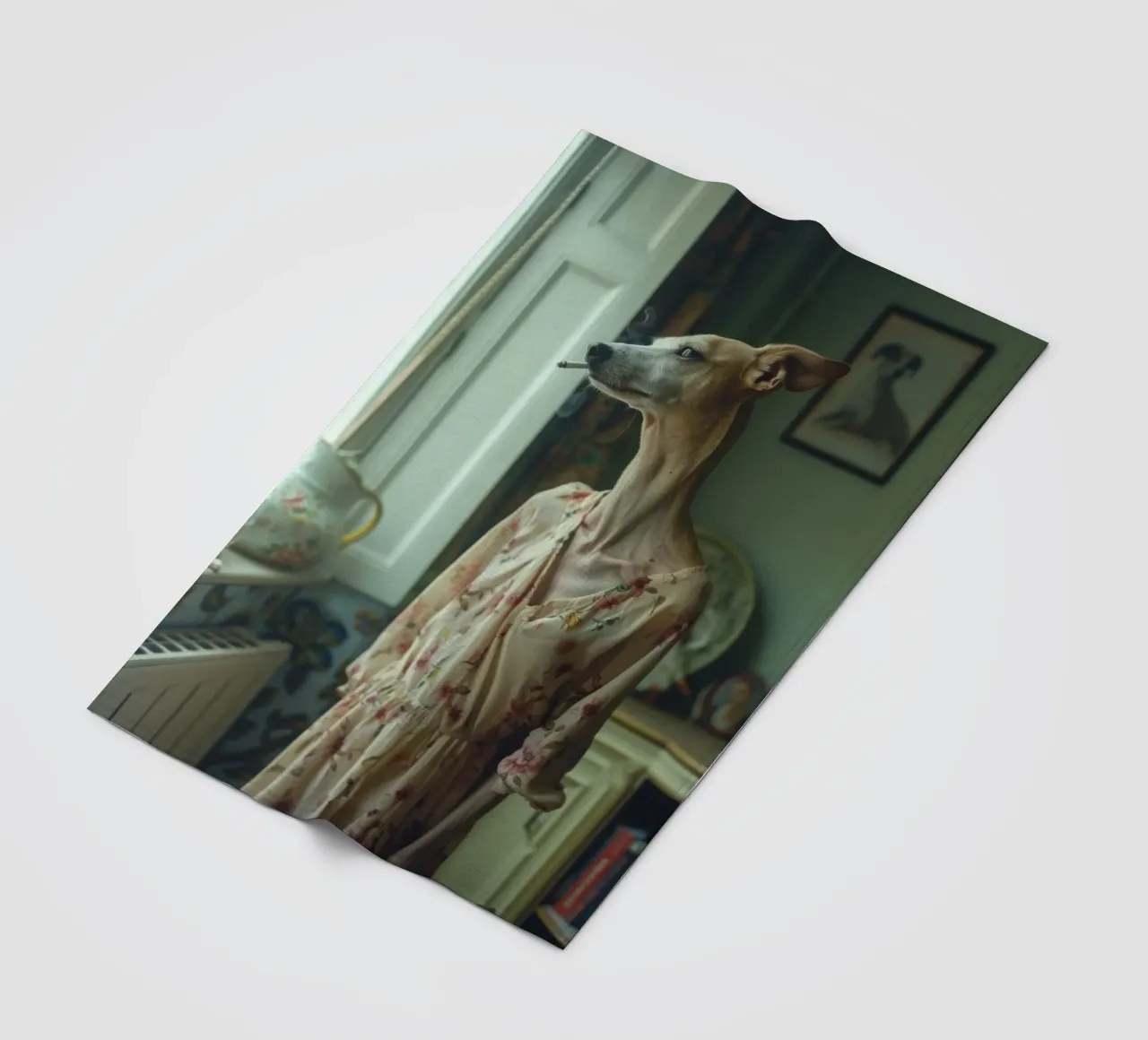 Léa Fleecedecke von Affiches Chien Originales – Dogland