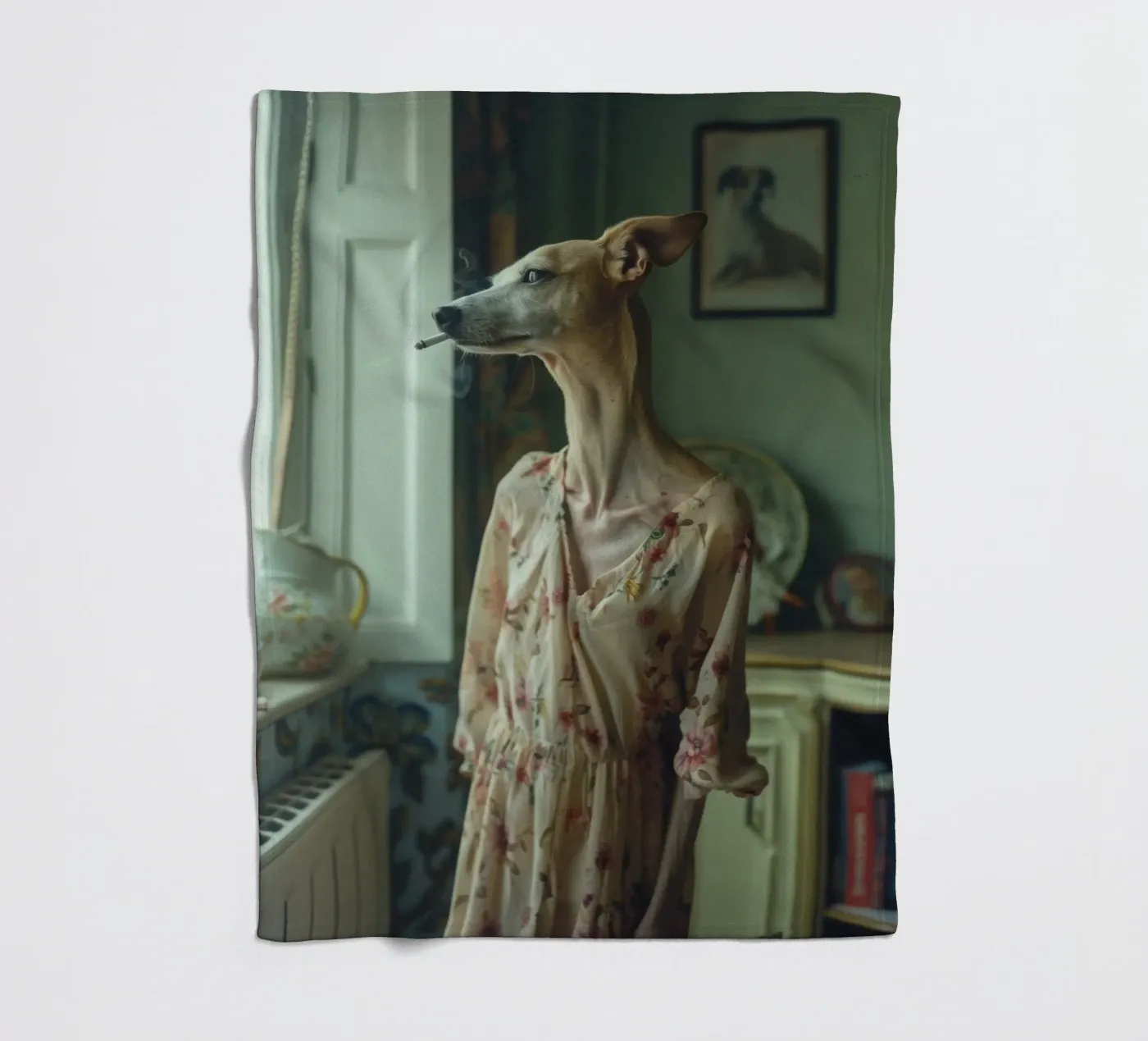 Léa Fleecedecke von Affiches Chien Originales – Dogland